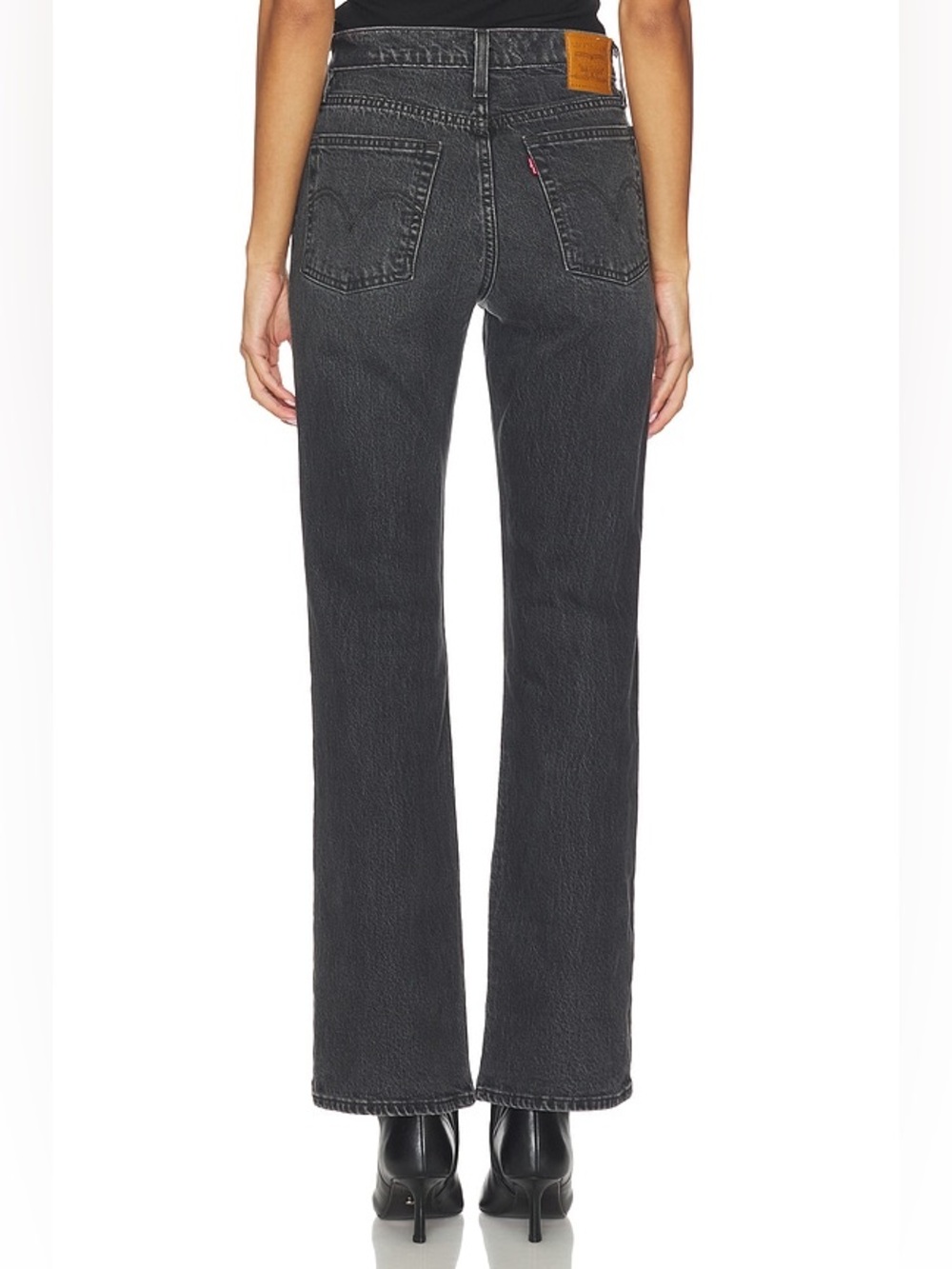 Levi's Women's Black Washed Boot Cut Wedgie 27x30 Jeans - Picture 14 of 16